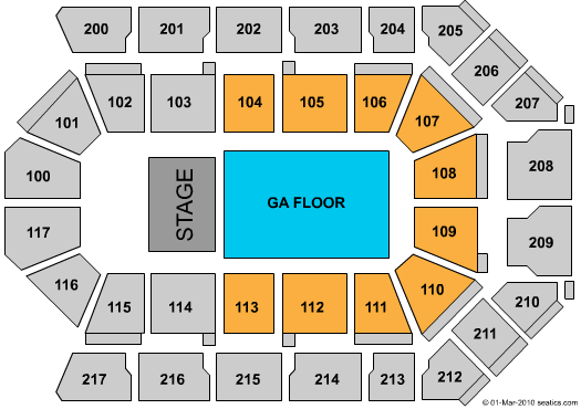 Mechanics Bank Theater Intimate Theatre Seating Chart